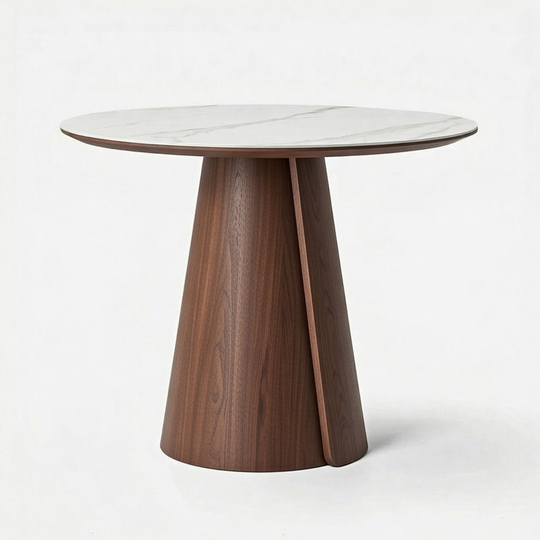 Обеденный стол ROLL CERAMIC walnut