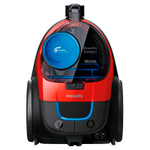 Пылесос Philips PowerPro Compact FC9351/01, чёрный/красный
