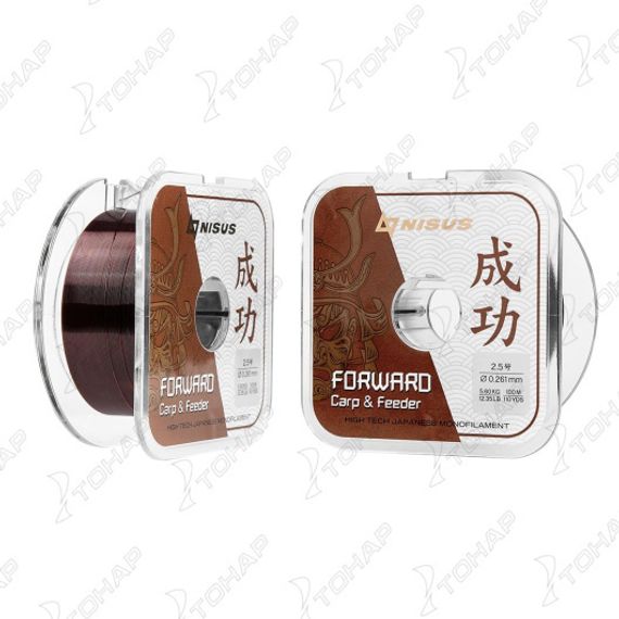 Леска FORWARD Carp &amp; Feeder brown 0,261mm/100m Nylon (N-FСF-0261-100) Nisus