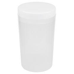 Подставка - стакан для промывки кистей белая крышка