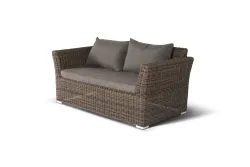 "Капучино Дабл" лаунж-зона из искусственного ротанга, цвет коричневый
