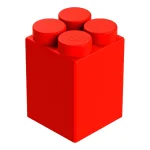 Элемент высокий 9x9x15 см для конструктора 7,5"