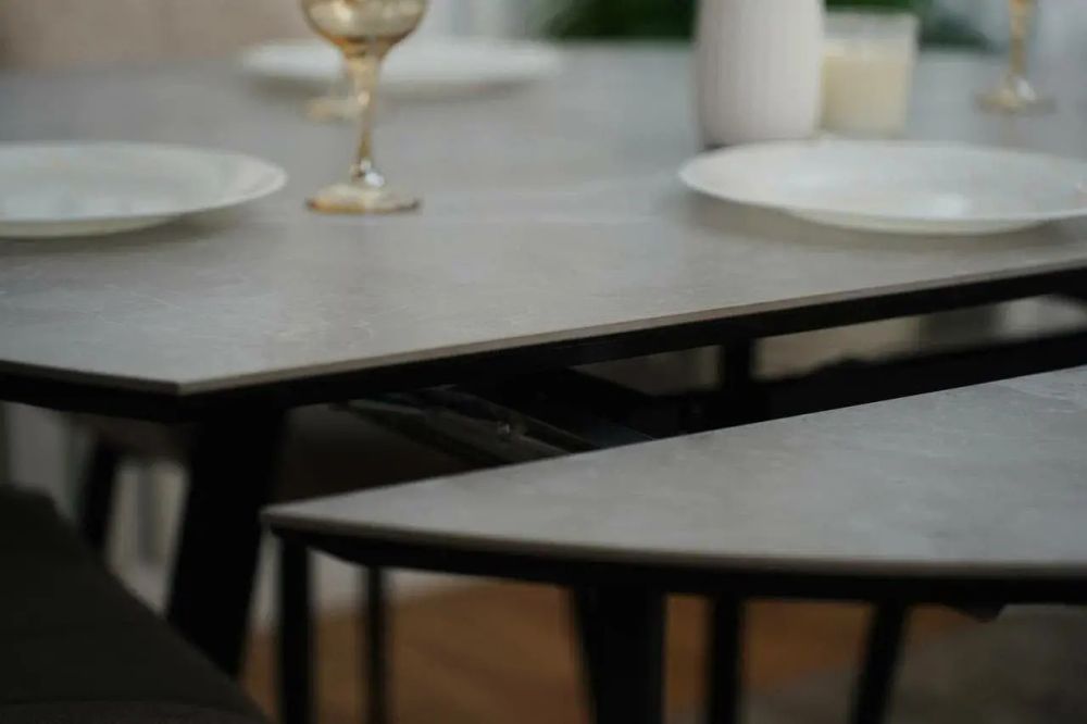 Стол керамический "Раунд" (Серый), ДСВ-Мебель, г. Пенза