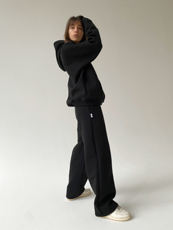 Wide Sweatpants Black