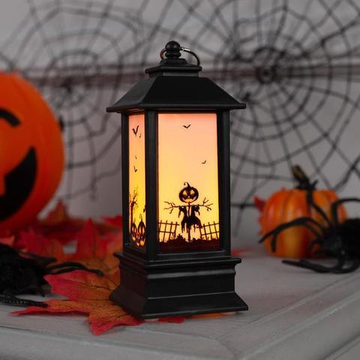 Фигура световая "Фонарь тыквы", 13х4х4 см, на батарейках