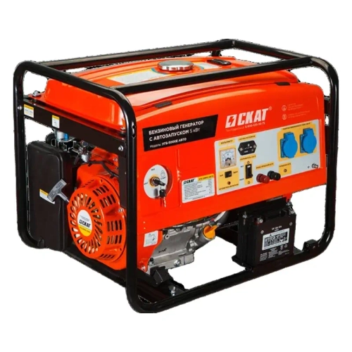 СКАТ УГБ-5000Е/АВТО бензиновый генератор