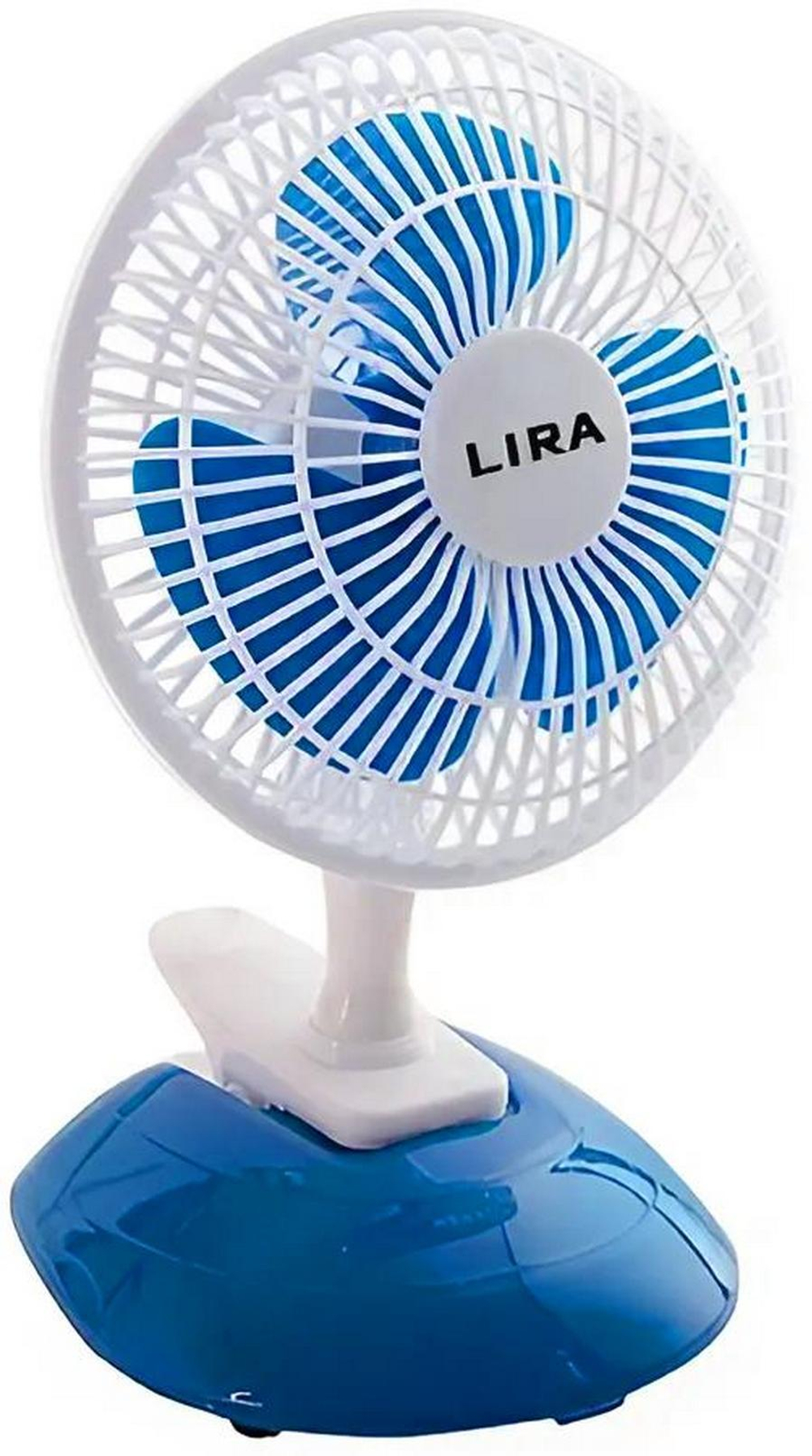 Вентилятор настольный LIRA LR 1102 (прищепка+подставка)