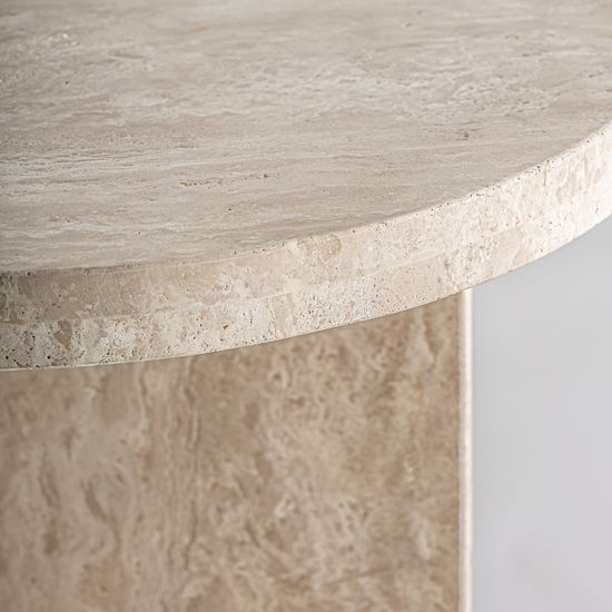 Приставной столик Thiennes 36370 из травертина