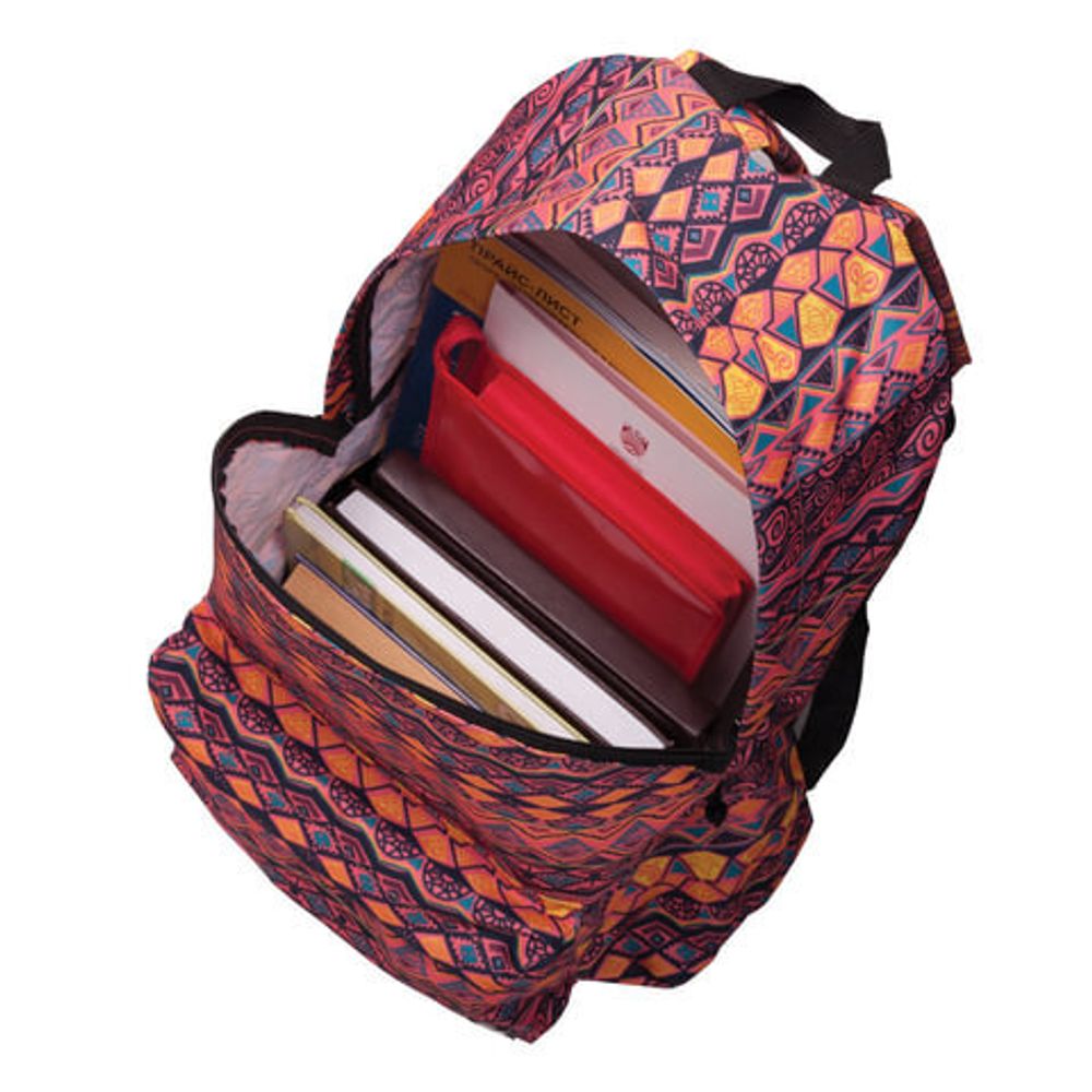 Рюкзак BRAUBERG универсальный, сити-формат, оранжевый, "Сафари", 23 литра, 43х34х15 см, 226413