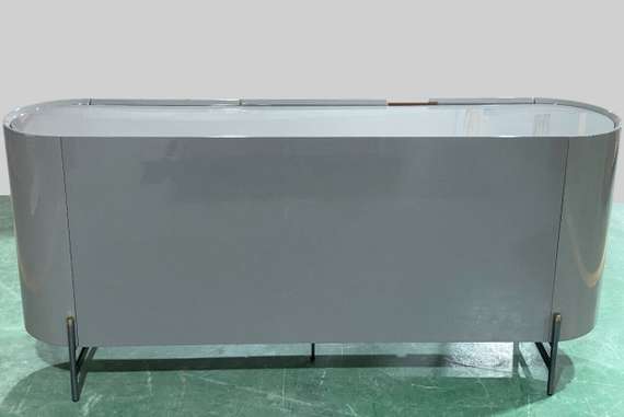 Комод 9686 180х80 см, серый глянец