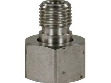 Переходник 1/8внеш - 1/4внут, 400bar, нерж.сталь (57619)
