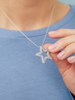 КОЛЬЕ "MAKE A WISH LIGHT BLUE"