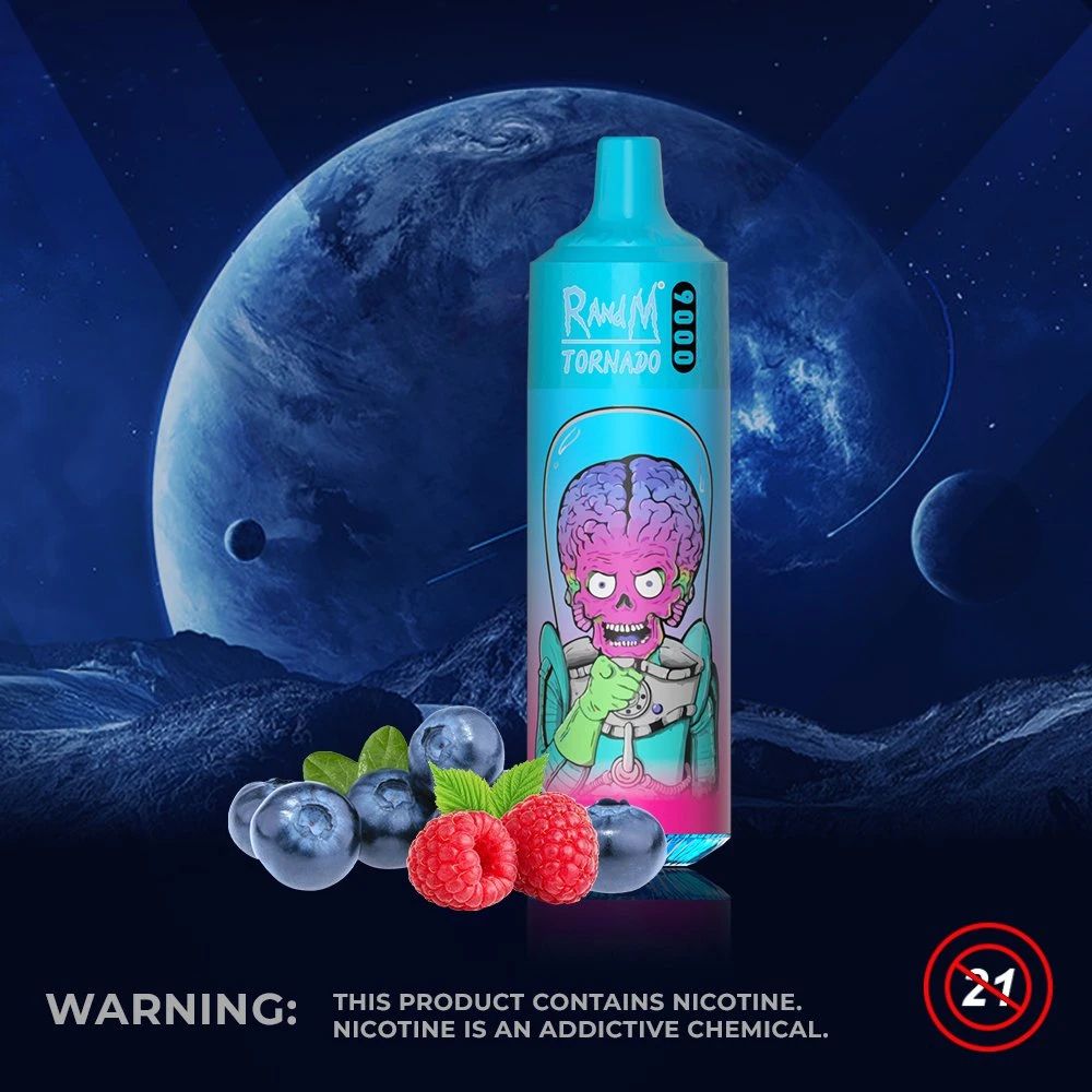 RandM Tornado 9000 - Blueberry Raspberry (5% nic)