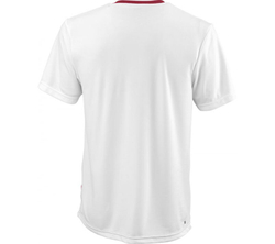 Мужская теннисная футболка Wilson Team II Crew M - team cardinal