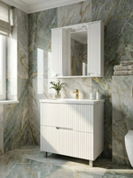 Зеркало шкаф Асти 80