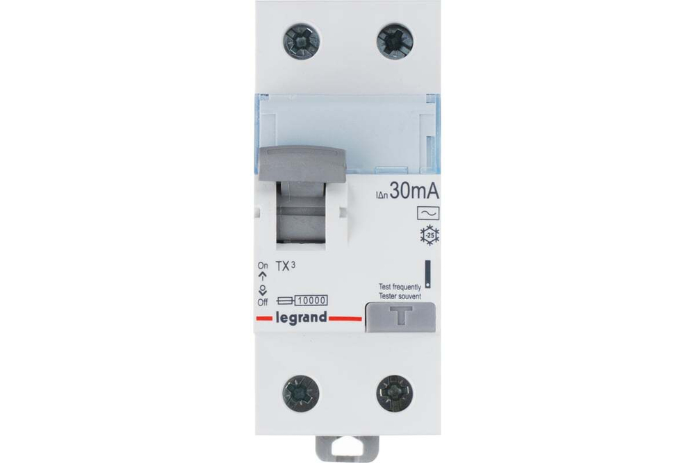 Выключатель дифференциального тока УЗО ВДТ 2п 63A 30ma -AC Tx3 Legrand
