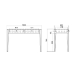 Консольный стол CASE CST16