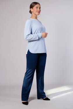 Блузка женская 2328ЮП, голубой #86Гол092328ЮП