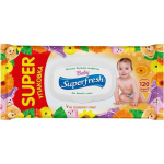 Салфетки влажные SUPER FRESH для детей и мам с клапаном 120шт с календулой