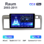 Teyes CC2 Plus 9"для Toyota Raum 2003-2011
