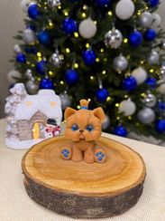 Yorkshire terrieri formasında sabun (qəhvəyi)