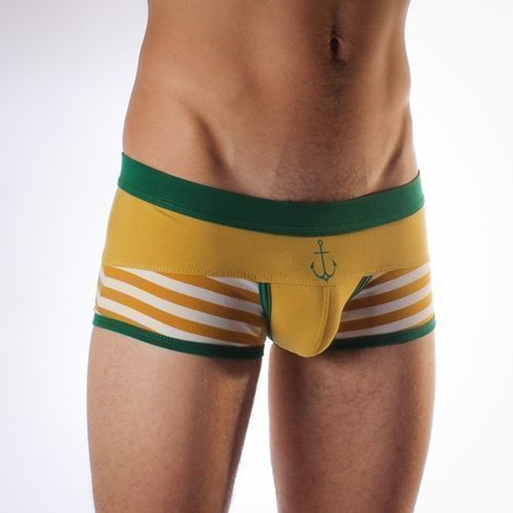 Мужские трусы боксеры желтые Paul Jones Yellow Boxer