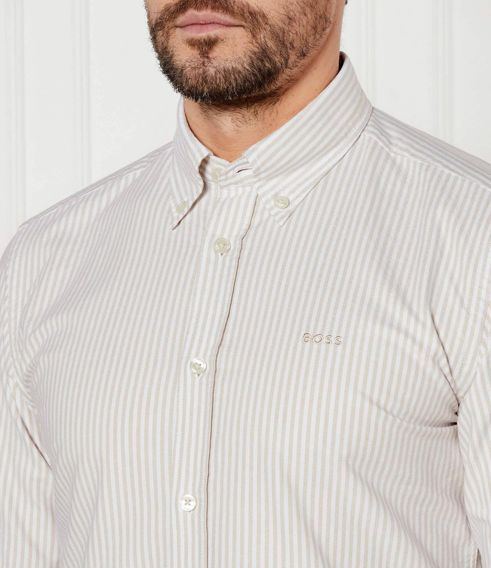 Рубашка H-ROAN-BD-E-C1-243 BOSS BLACK - бежевый(50520275)