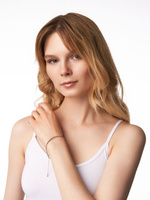 Браслет на руку чешское стекло хамелеон