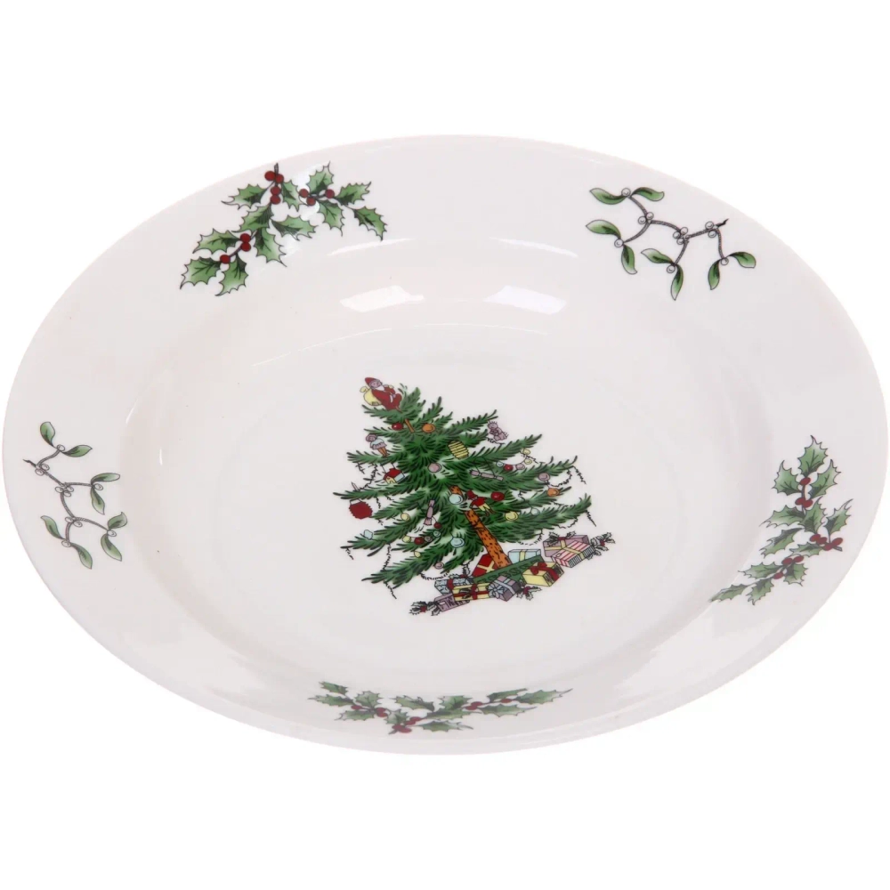 Тарелка керамическая «Ёлочка» 23*4,5см