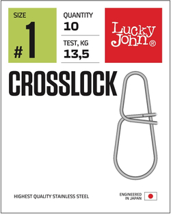 Застежки LJ Pro Series CROSSLOCK №002, 27кг, 7шт.