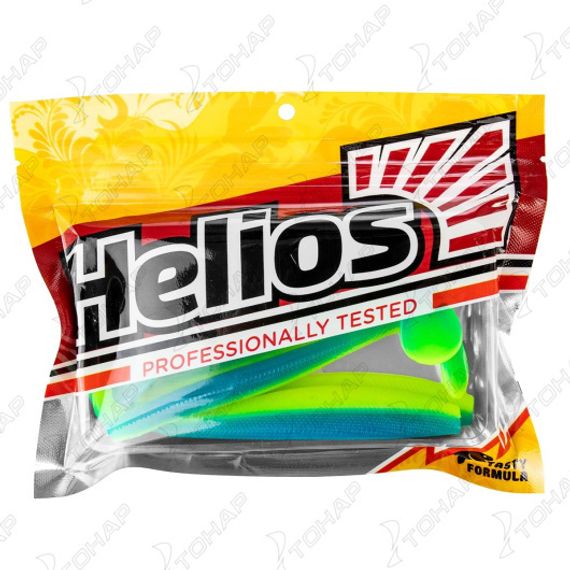 Виброхвост Trofey 5.5&#39;/14см Blue Lime 4шт. (HS-25-040) Helios