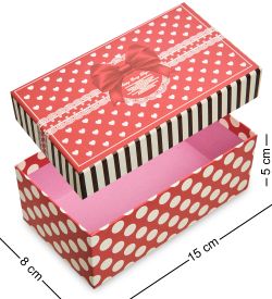 WG-86-B Коробка подарочная цв.красн