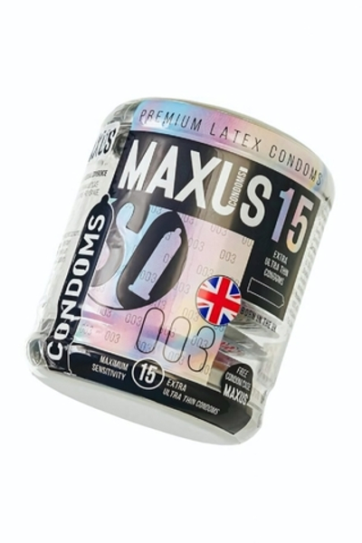 Презервативы Maxus тонкие в железном кейсе №15