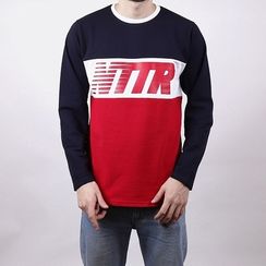 Лонгслив ANTEATER NTTR, красно-синий