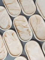 Подставка под диффузор бежевый мрамор