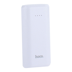 Аккумулятор внешний универсальный Hoco B35A-5200 mAh Entourage mobile Power bank (USB: 5V-1.0A) White Белый