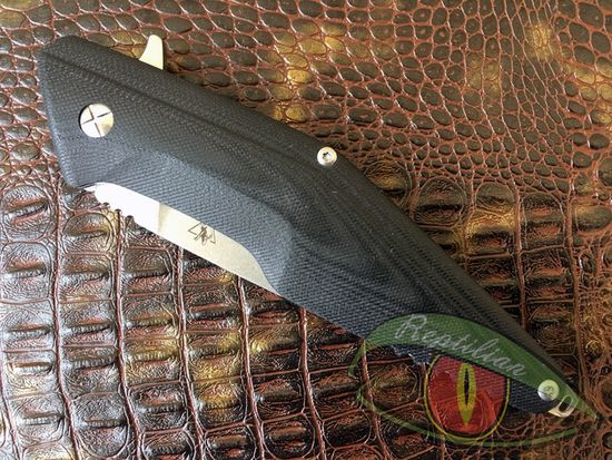 Складной нож STEELCLAW Босс черный c клинком из стали D2, рукоять G10