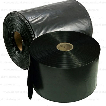 Рукав ПНД (шуршащий), ширина 30, 35 40 см, прозрачный (от 70 мкм до 100 мкм), 25 кг