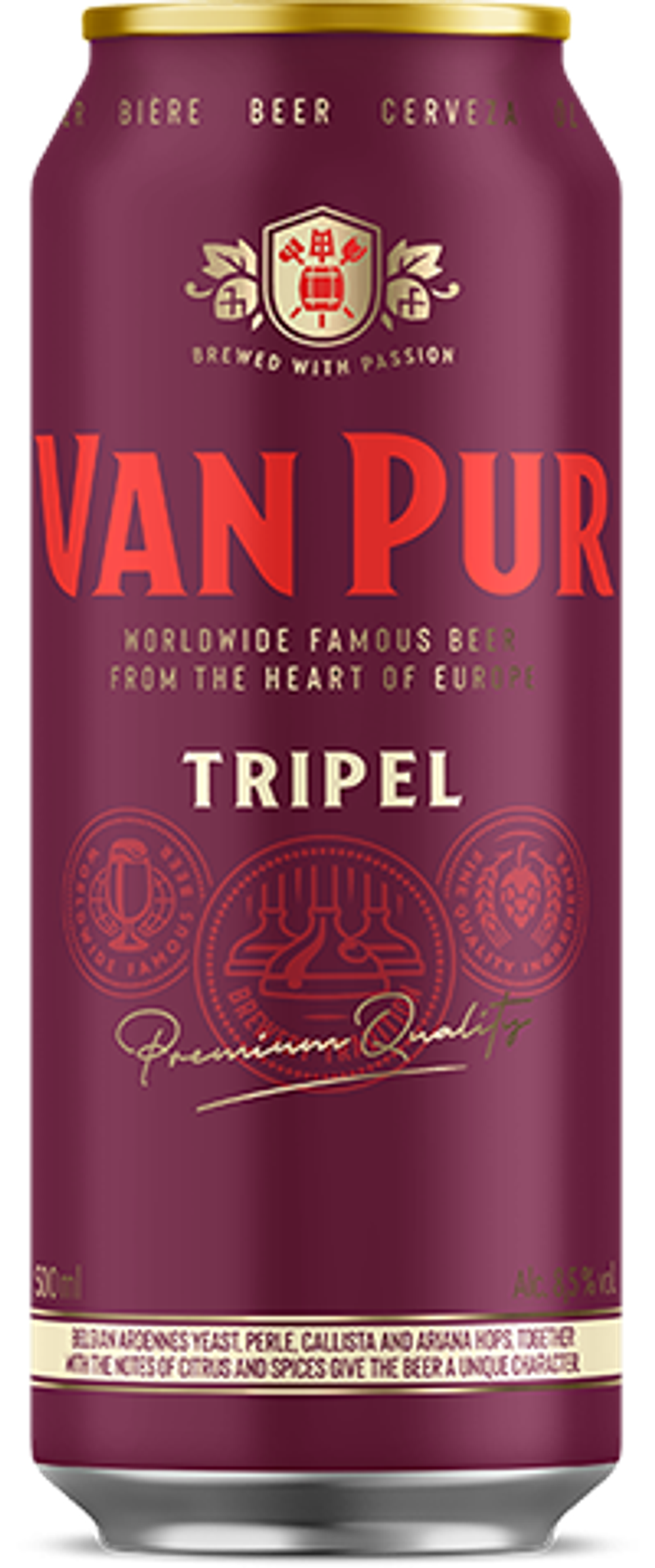 Пиво Van Pur Tripel 0,5 л. glass