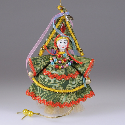 Малая подвесная кукла-мешок Ёлочка