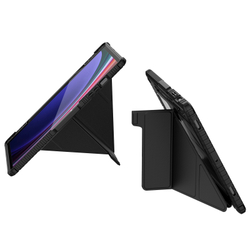 Чехол книжка от Nillkin для планшета Samsung Galaxy Tab S9+ Плюс, серия Bumper Pro Case-Multi Angle Folding Style, многофункциональный складной