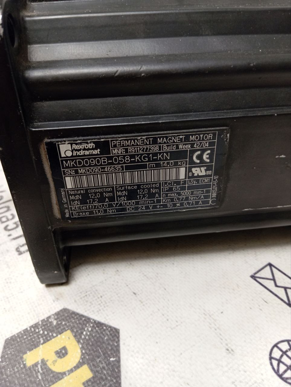 Rexroth MKD090B-058-KG1-KN б/у