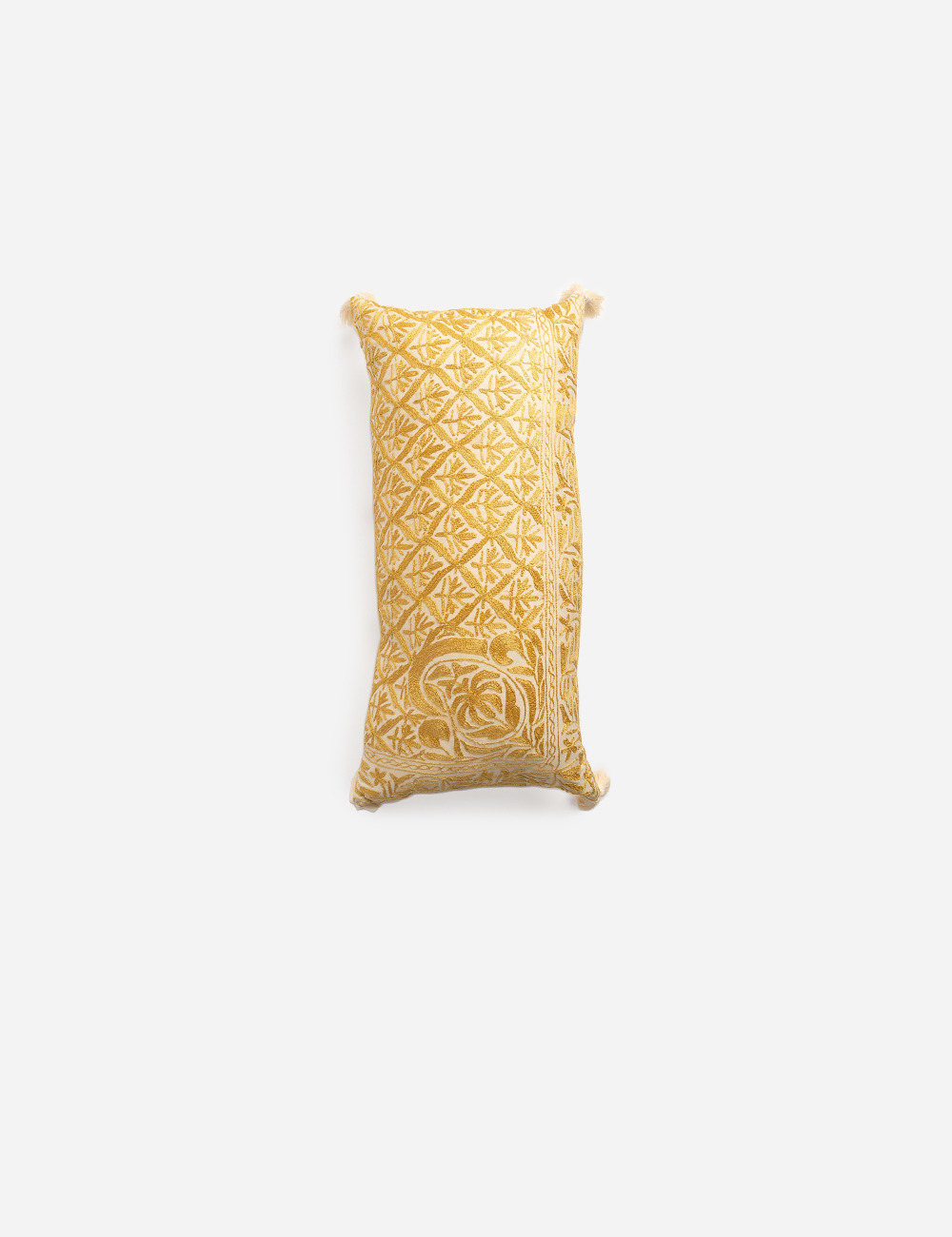 Подушка JW Anderson Home The Dyeworks Indian Silk "Yellow"