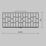 Потолочная люстра Maytoni GELID MOD184PL-04CH
