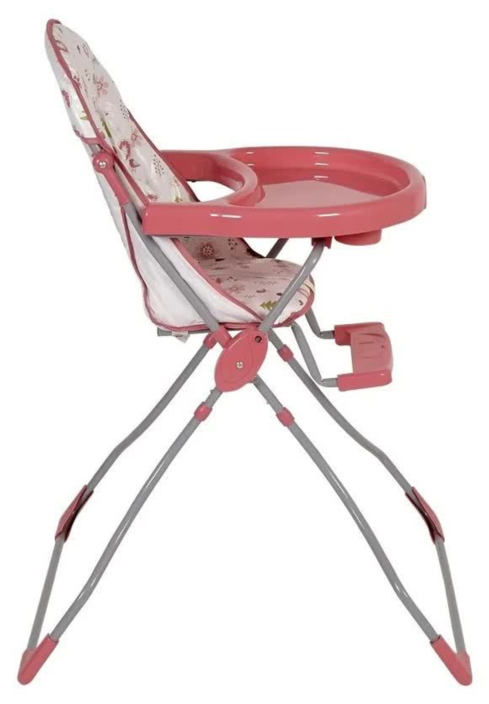 Стульчик для кормления Polini kids 152 (Лесные друзья, розовый, 0001709-02)