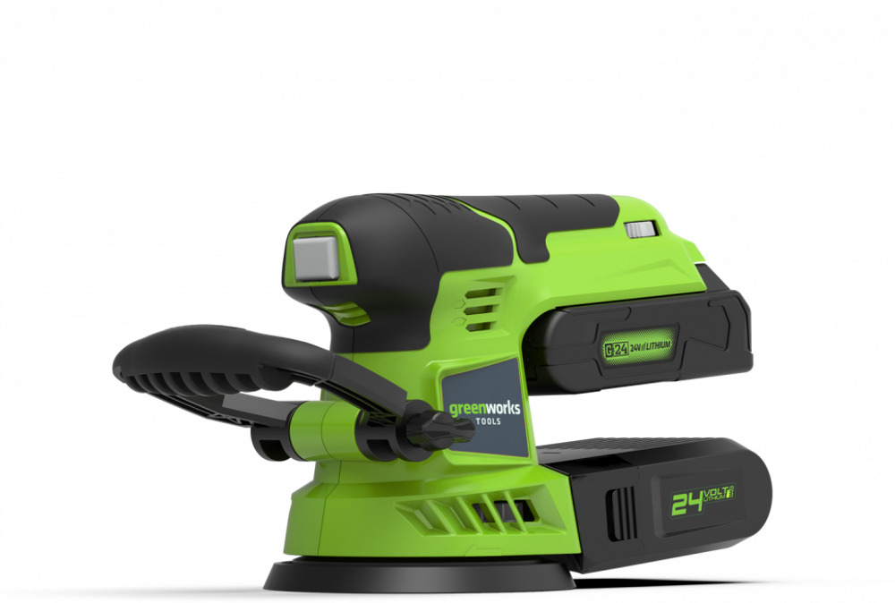 Шлифмашина Эксцентриковая Greenworks аккумуляторная G24ROS 24V без АКБ и ЗУ