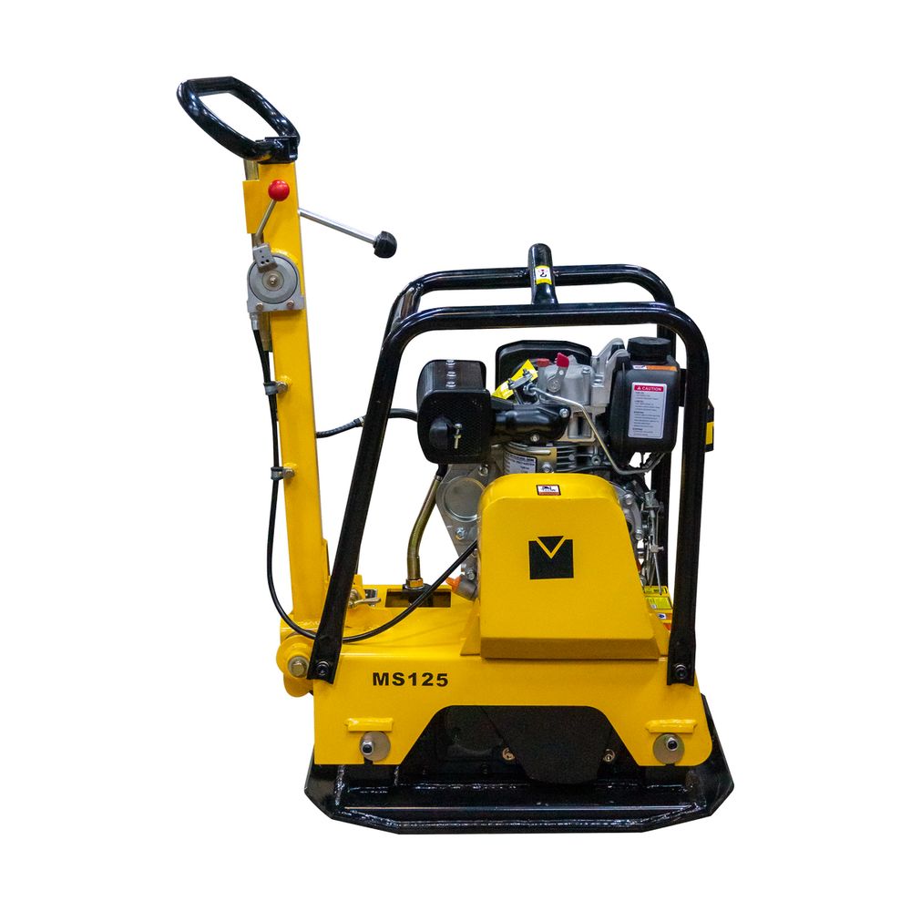 Виброплита дизельная Masalta MS125-1 реверсивная - [137 кг / 25 кН / Kama KM173F]