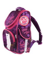 Рюкзак школьн.33*29*16см, ортоп.спинка, кошка,1отдел,3кармана