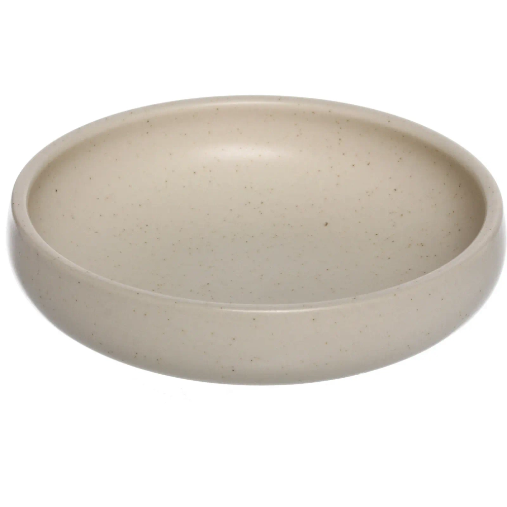 Тарелка керамическая закусочная «Perfetto» 14*3,9см, бежевая