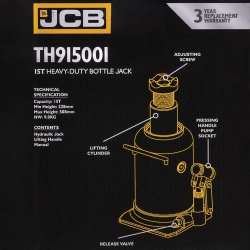 Домкрат бутылочный 15т JCB JCB-TH915001